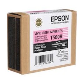 EPSON T580B Magenta Vivo Claro