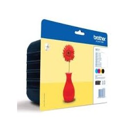 OFERTA BROTHER LC 121 Pack 4 colores a 42,00 euros