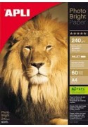 PAPEL FOTOGRAFICO APLI A-4 240 G (60h) Ref 04137