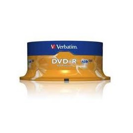 DVD VERBATIM TARRINA 25 -R