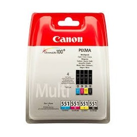 CANON CLI 551 PACK (N/C/M/Y)