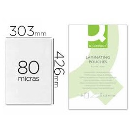 BOLSAS PLASTIFICAR A3 80 Micras