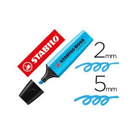 ROTULADOR STABILO BOSS FLUORESCENTE 70 AZUL (10) Cod 22763