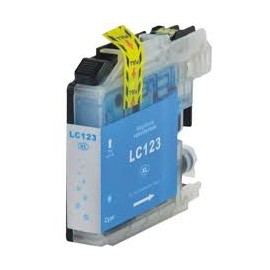 BROTHER LC 123 Cyan Compatible