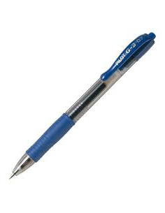 PILOT G-2 AZUL TINTA GEL RETRACTIL SUJECION DE CAUCHO
