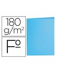Subcarpeta liderpapel folio azul pastel 180g/m2 (50)