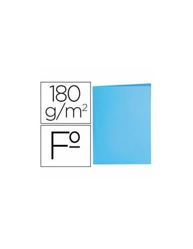 Subcarpeta liderpapel folio azul pastel 180g/m2...