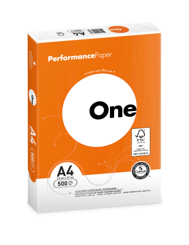 PAPEL ONE PAPER A-4 Profesional (500)  4,00 euros