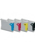 BROTHER LC 970 / LC 1000 Amarillo Compatible