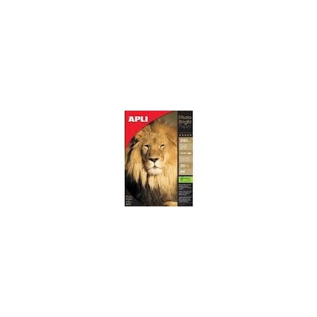 PAPEL FOTOGRAFICO APLI A-4 240 G (20h) Ref 04454